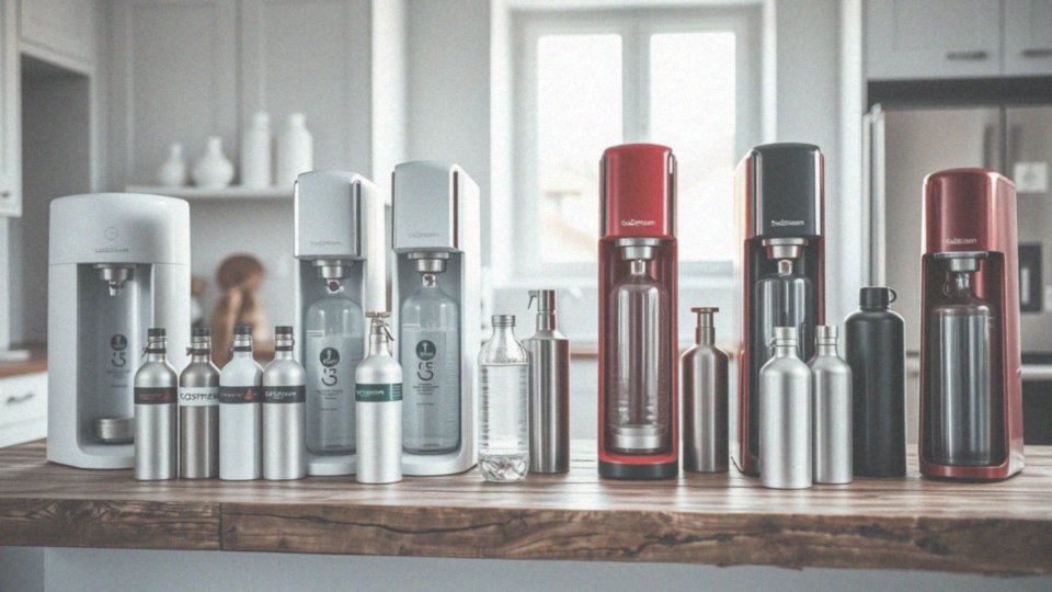 Jakie modele Sodastream wymagają różnych cylindrów?