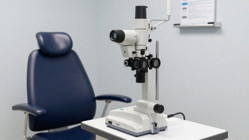 Jak okulista diagnozuje czarną plamkę w oku?