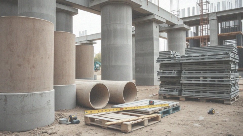 Jakie rodzaje szalunków można wykorzystać do odlewania słupów betonowych?