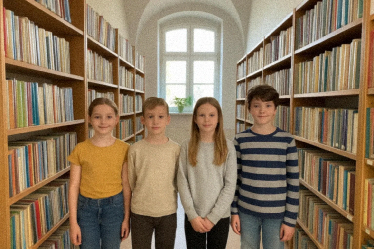 Młodzież z ZSEU w Żychlinie odwiedza Bibliotekę Konin
